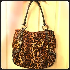 Kathy Van Zeeland Cheetah Handbag